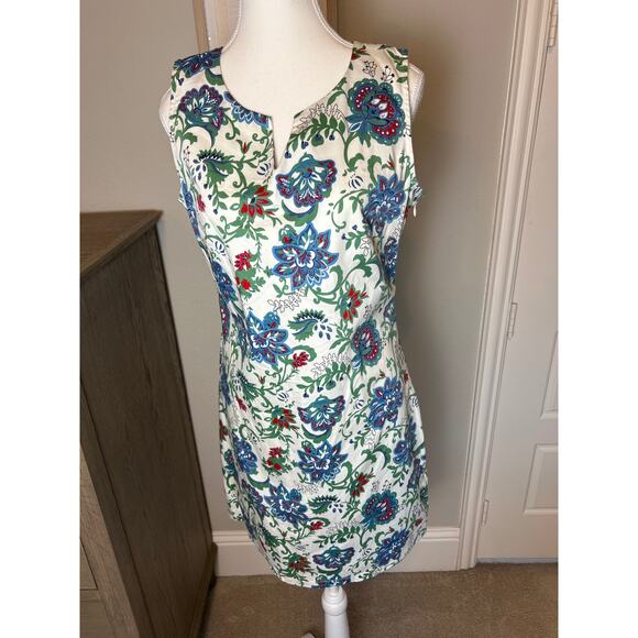 Joy & Co. | Paisley Floral Print Sheath Dress | Large - Picture 4 of 14